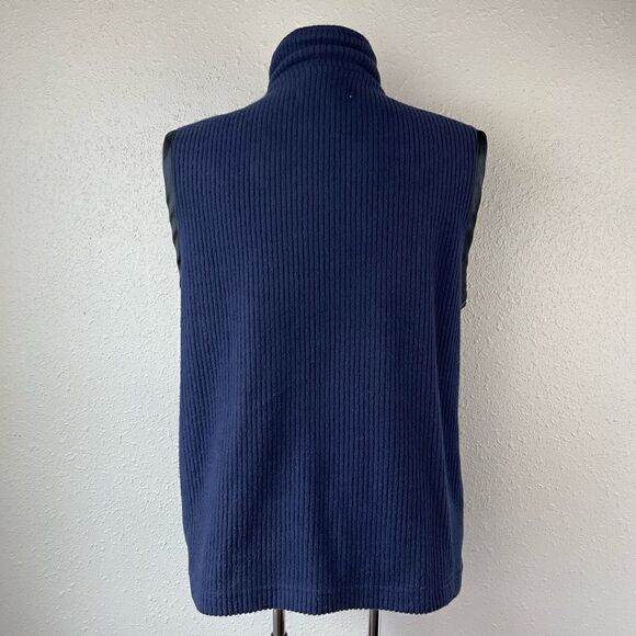 Lavon Sleeveless Full Zip Sweater Vest Size L EUC - Picture 6 of 7